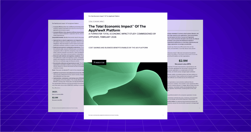 What The New Forrester Total Economic Impact™ Study Says About the Real Cost of Certificate Lifecycle Management