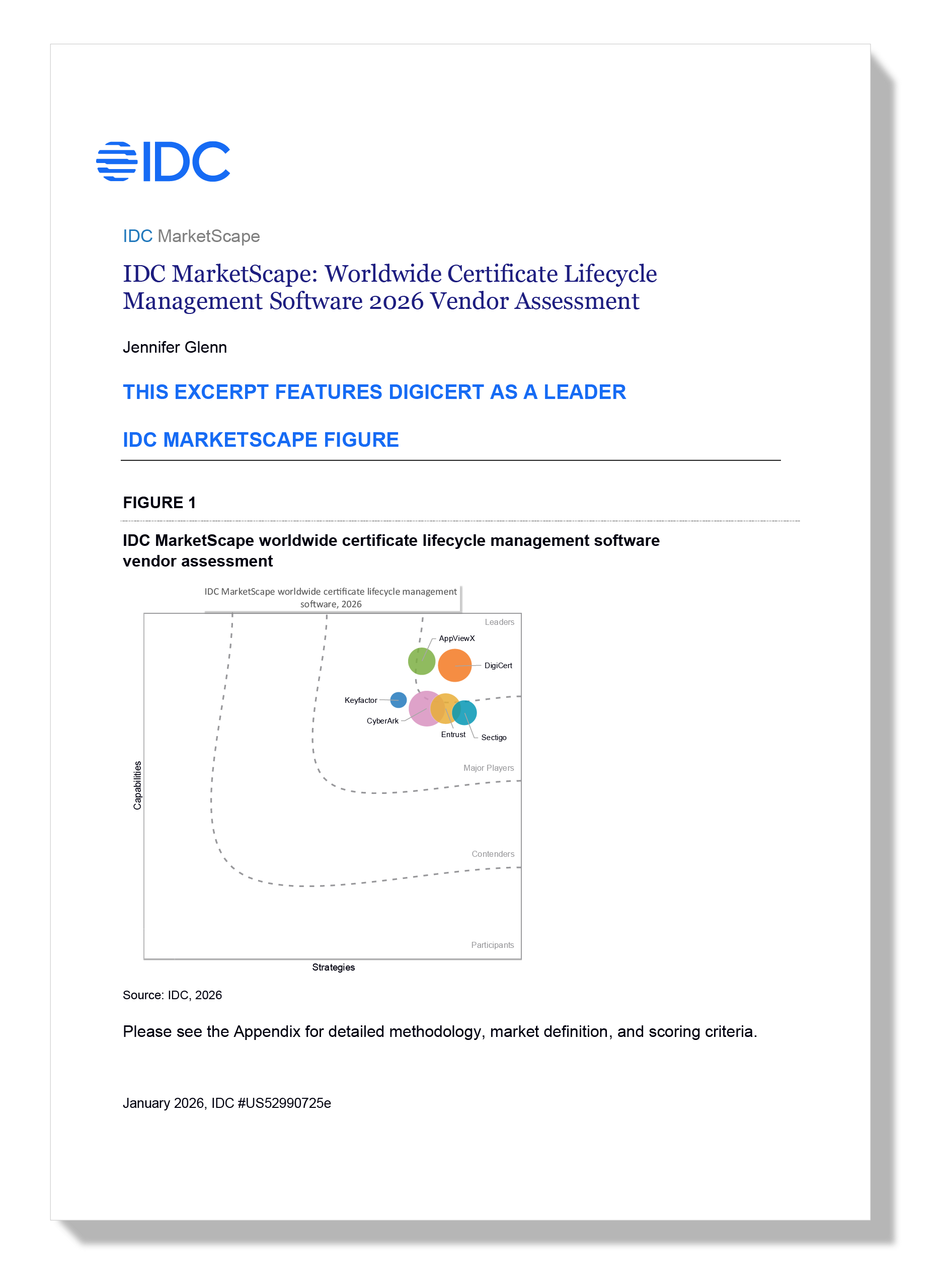 Learn Why AppViewX is a Leader in the IDC MarketScape for Worldwide Certificate Lifecycle Management 2026